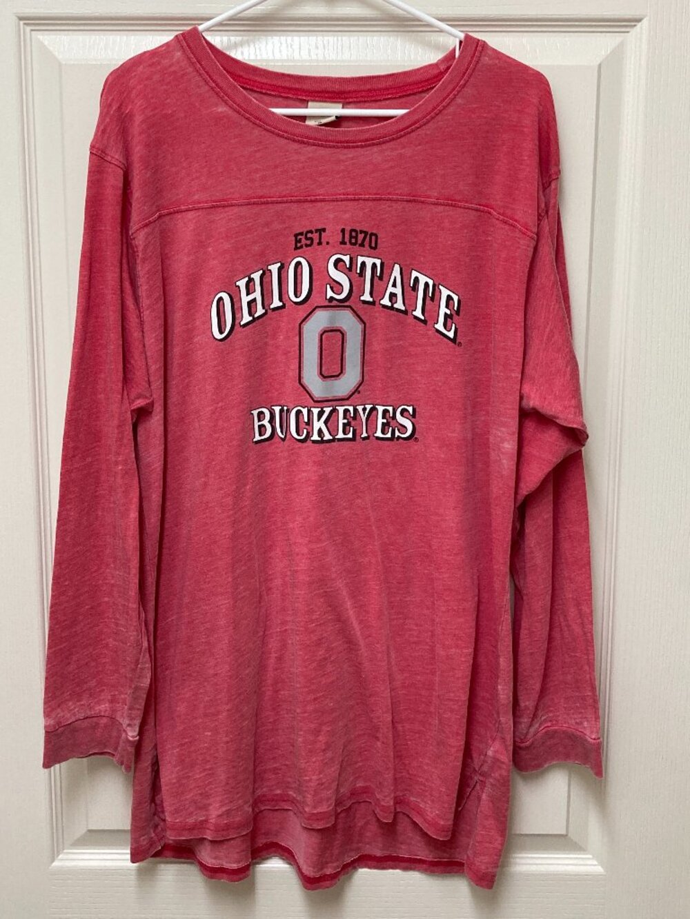 Ohio State Buckeyes Chika-d Women's Long Sleeve Size XL T-Shirt Vintage Style
